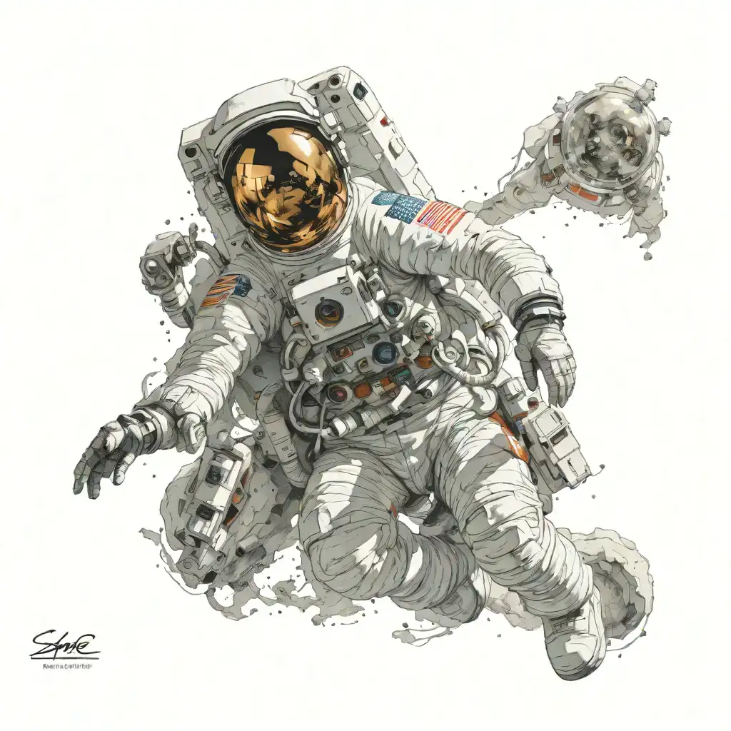 Space With Astronaut Suit