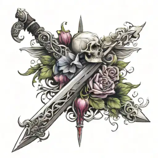 Sword Flowers And Pain