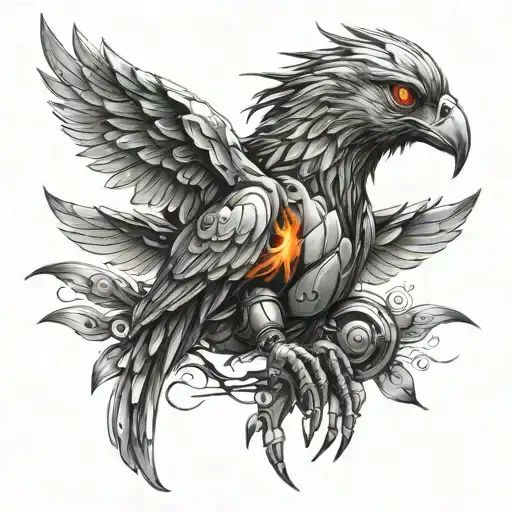Robot Phoenix Bird