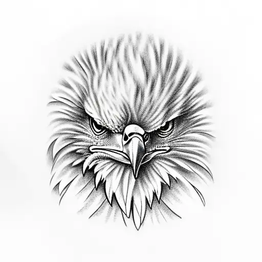 Eagle With Two Hands Holding It
