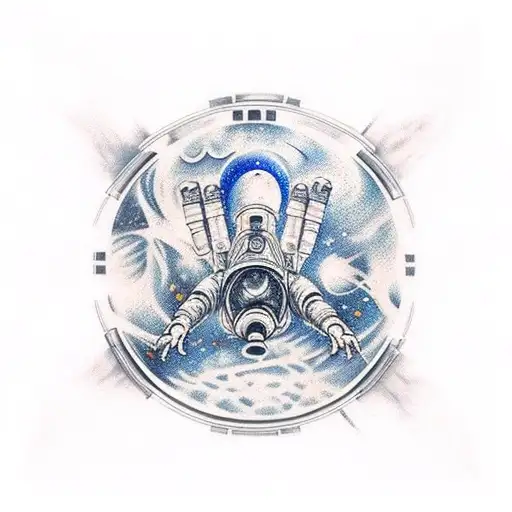 Space Themed Leg Sleeve