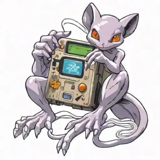 Pokemon Mewtwo Gameboy Advanced Technology Intertwined