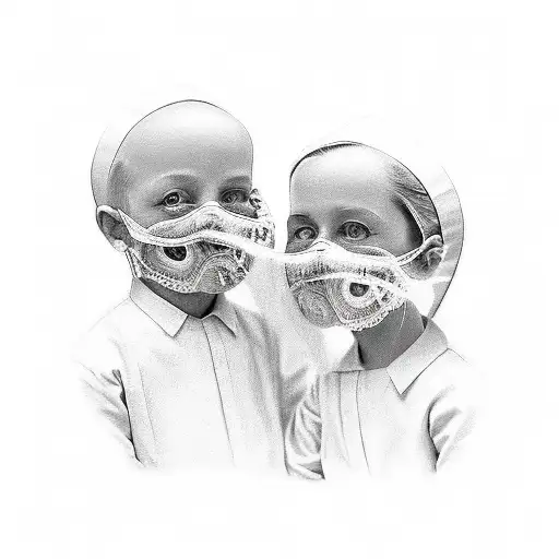 Brother And Sister Tattoo Who Their Parants Died The Father Was A Dentist And Mother Was A Nurse