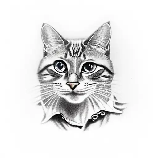 A Vintage Car Cruising Through An Irish Countryside With A Cat As The Driver