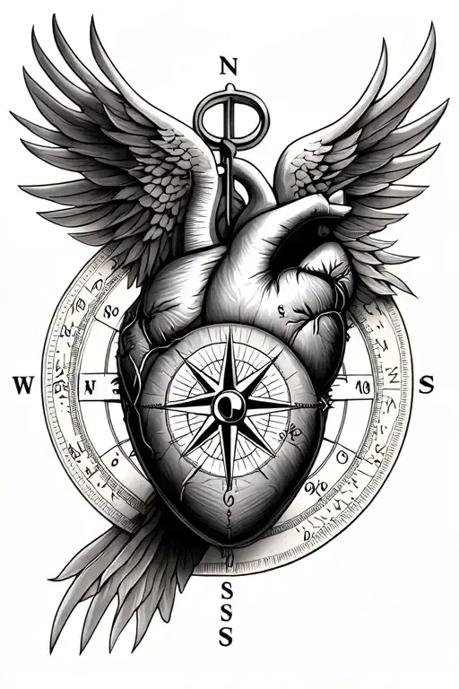 North Heart Compass