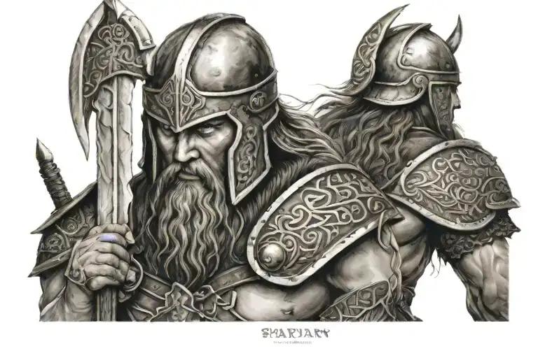 Viking Inspired Spartan Warrior