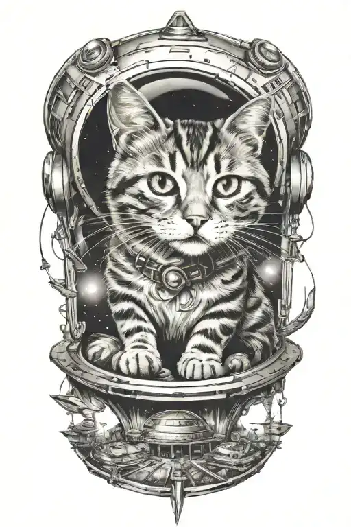 A Cat Abducted By Ufo