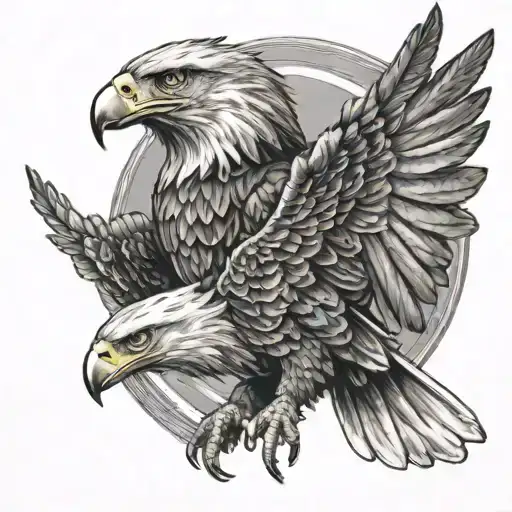 Design An Eagle With Argentine Wings