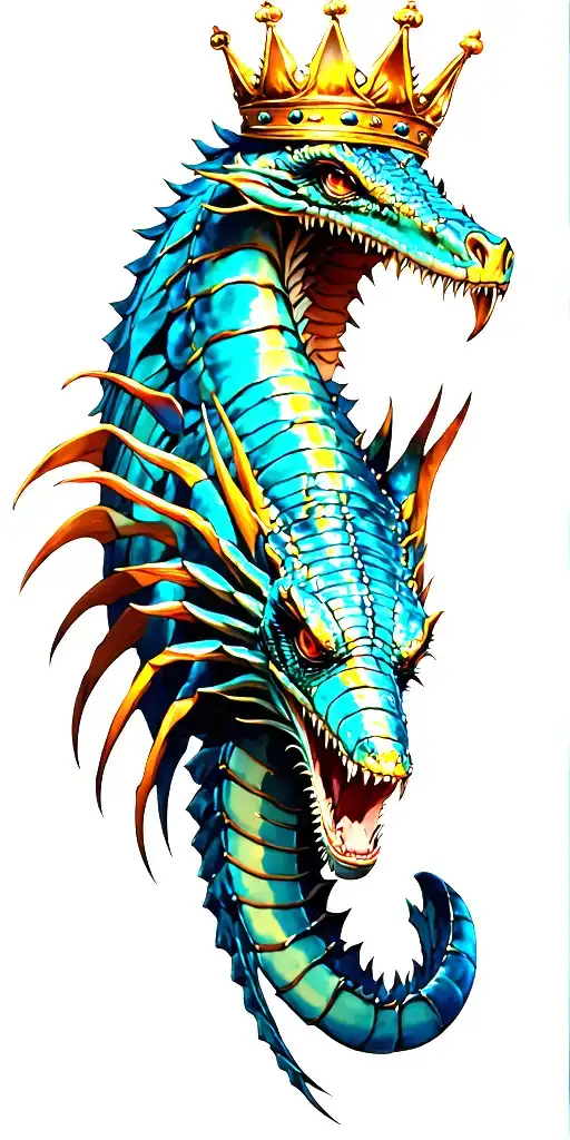 Scorpin With A Crown Looking