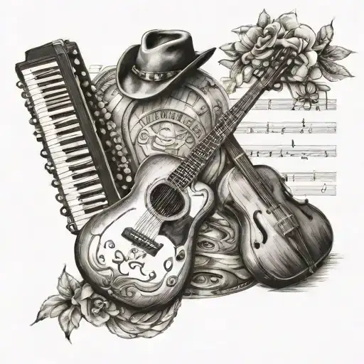Something To Symbolize My Love For Country Music Including Piano Guitars And Drums