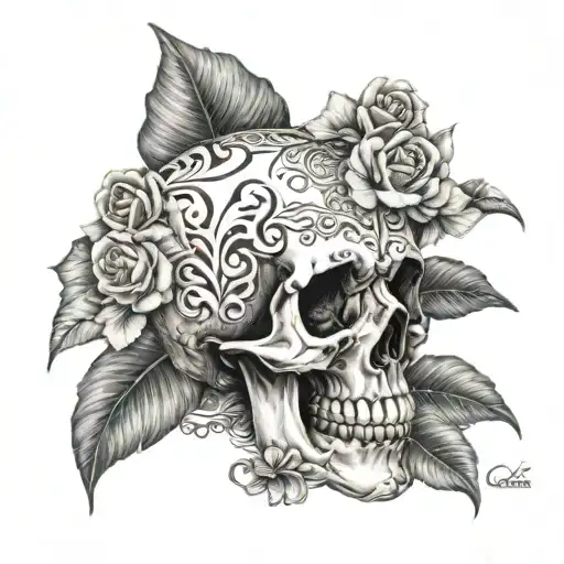 Skull Mexi Cali Design
