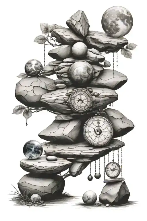 Balance Stones And Moon Phases