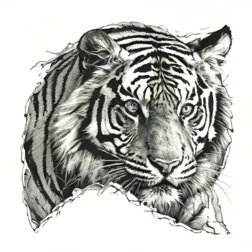 Tiger Eyes Surrounded