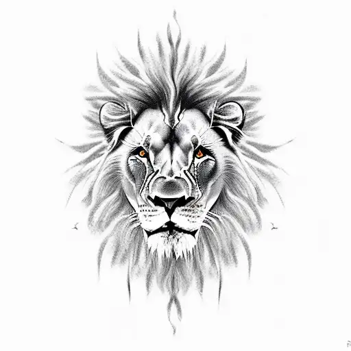 Lion Encased In Barbed Wire