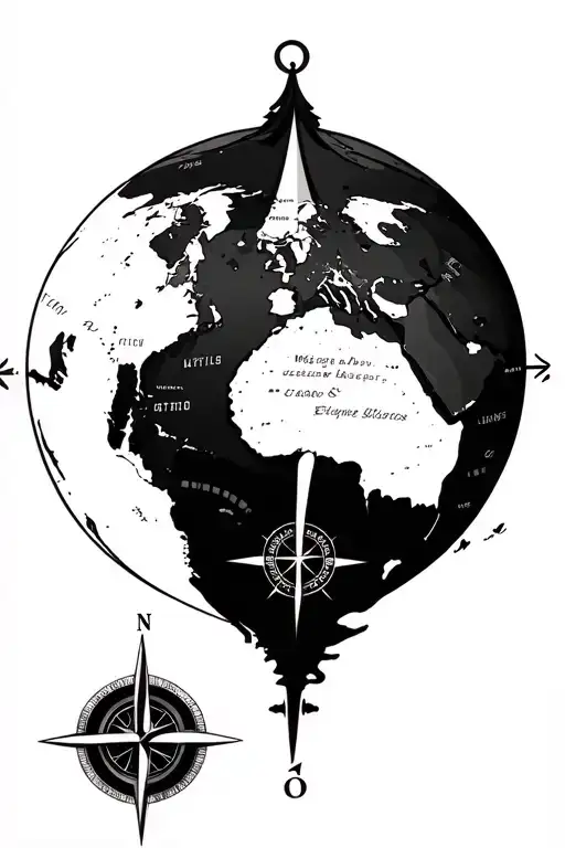 Compass World Map