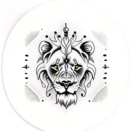 Lion With Cards On Inner Forearm And A Skull Smiley Face That Goes Onto My Hand And Fingers