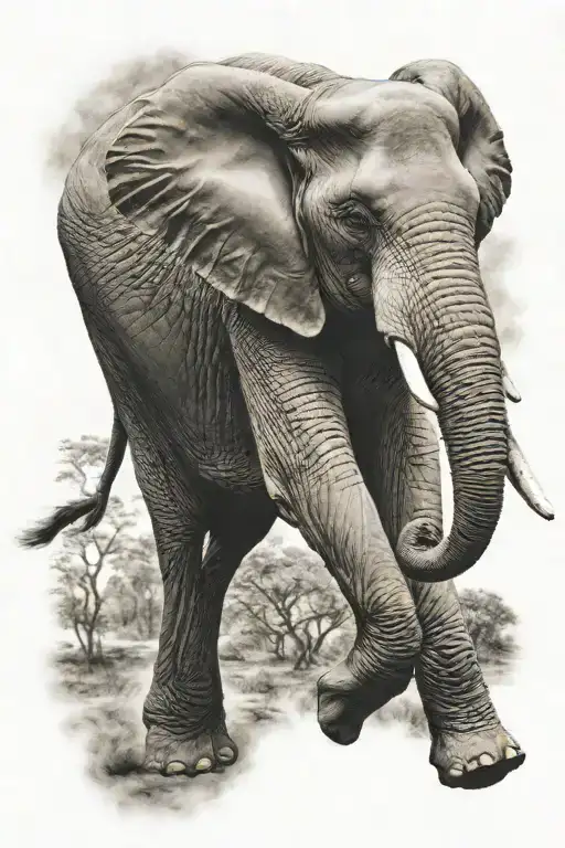 Elephant Walking