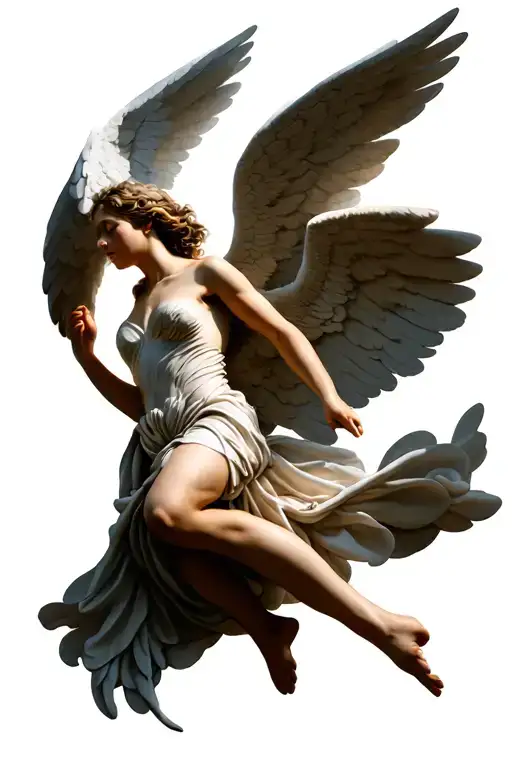 Realistic Angel Falling