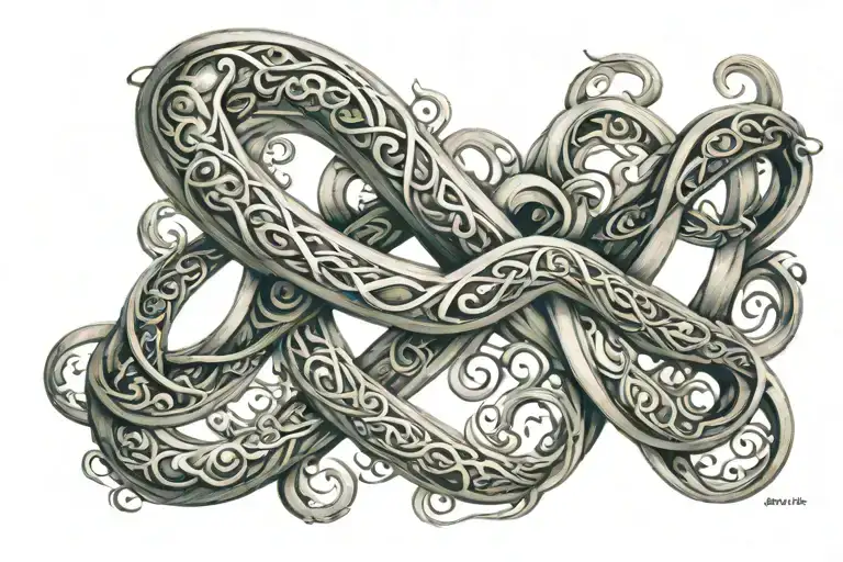 Infinity Symbol With Names David And Jenn