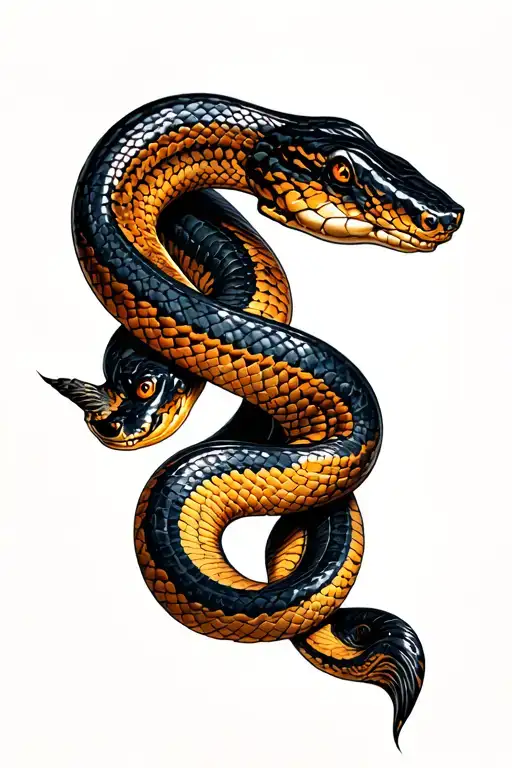Pisces Wood Snake