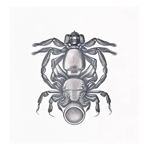 Music Sheet Transforming Into A Scorpion