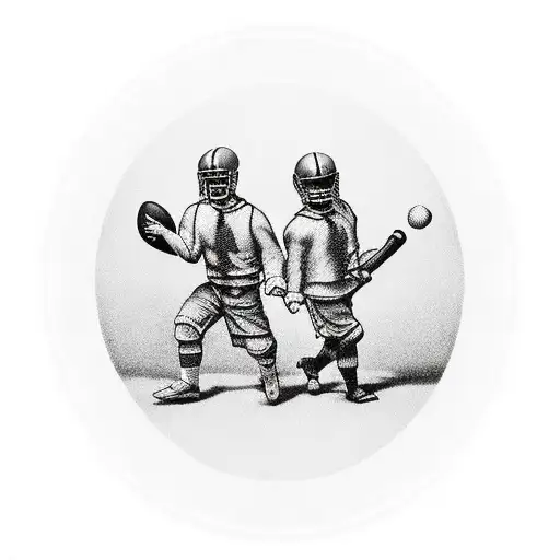 Father And His To Son's On Their Way To A Football Stadium