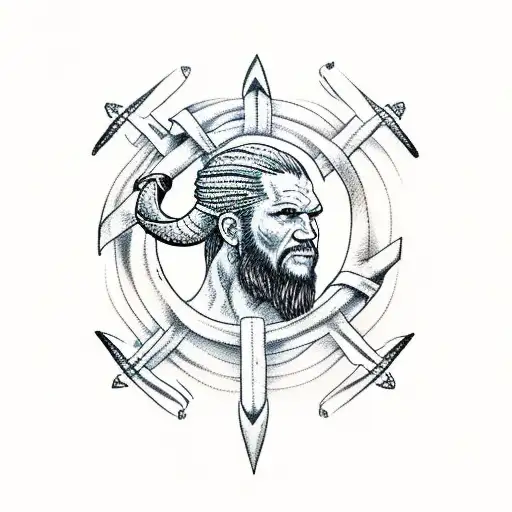 Vikings Sailing In Space