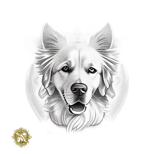 Sport Fishing Boat And Golden Retriever