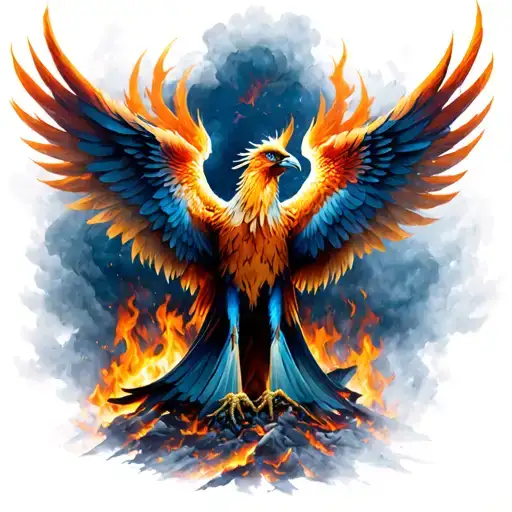 Phoenix Rising From The Ashes
