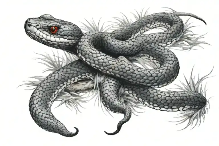 Red Belly Black Snake