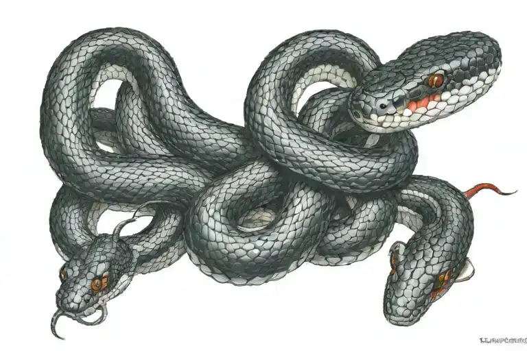 Red Belly Black Snake