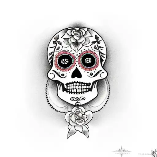 Female Dia De Los Muertos