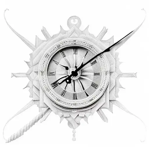 Marcus Aurelius With Clock