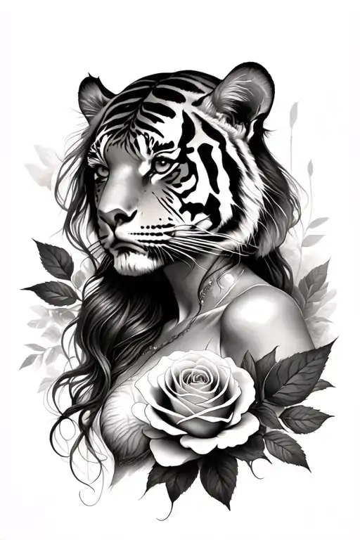 Tiger Woman Roses