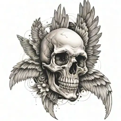 Skull Wings Freedom