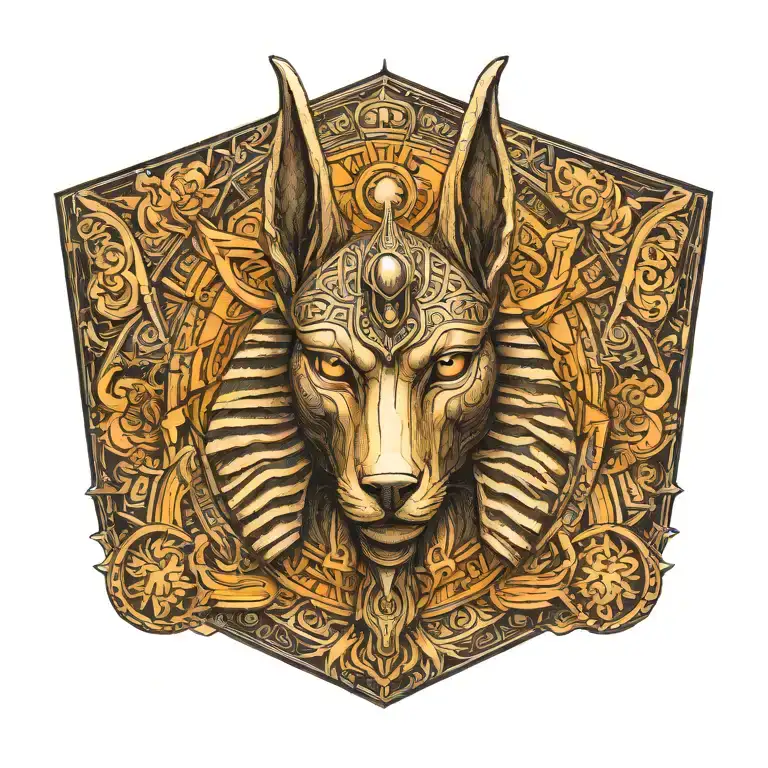 Tattoo Sketch Anubis