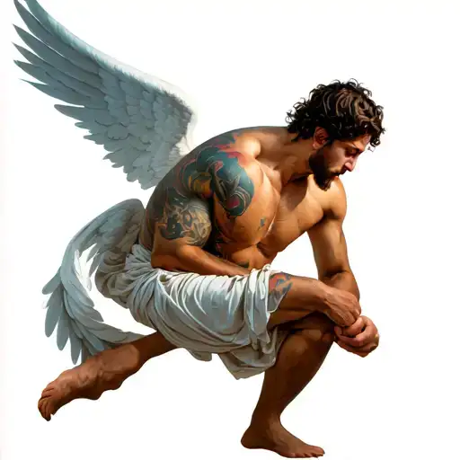 Jacob Wrestles Wit Angel