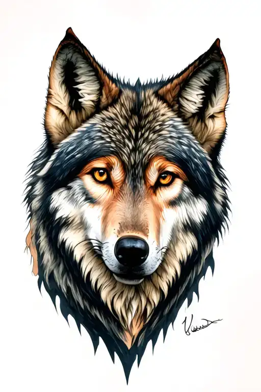 Wolf Skin Face