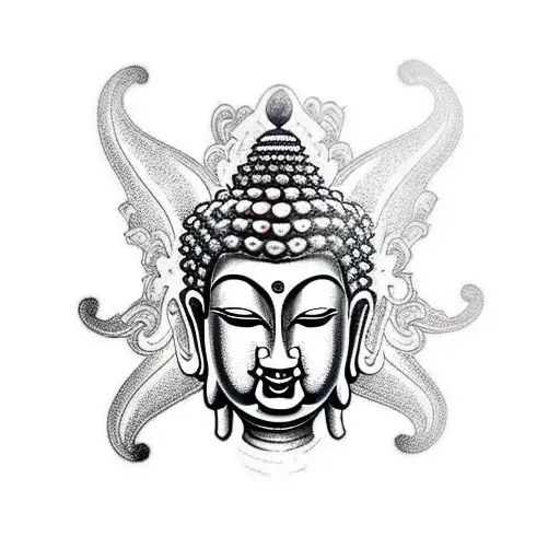 Buddha Full Arm Tattoo Ganesh