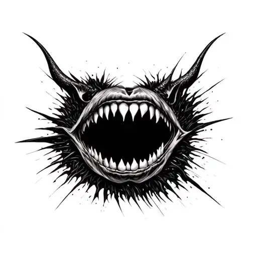 Black Hole With Demon Teeth
