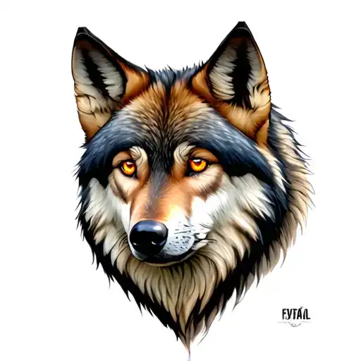 Red Eyes Wolf