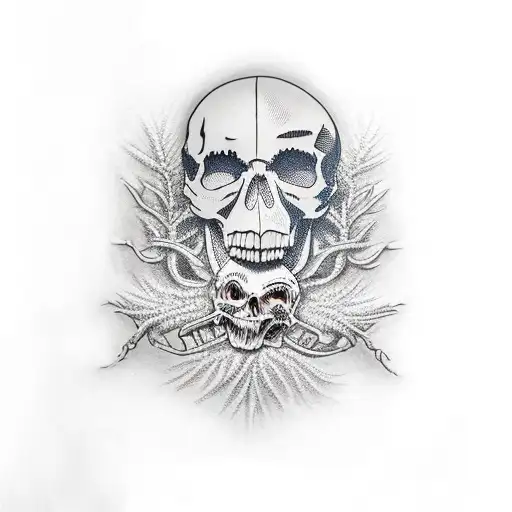 Tree Of Liberty With Skull