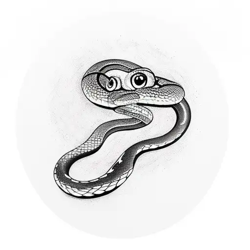 Snake & Bitten Apple