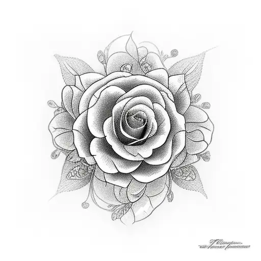 Woman And Floral Arrangement