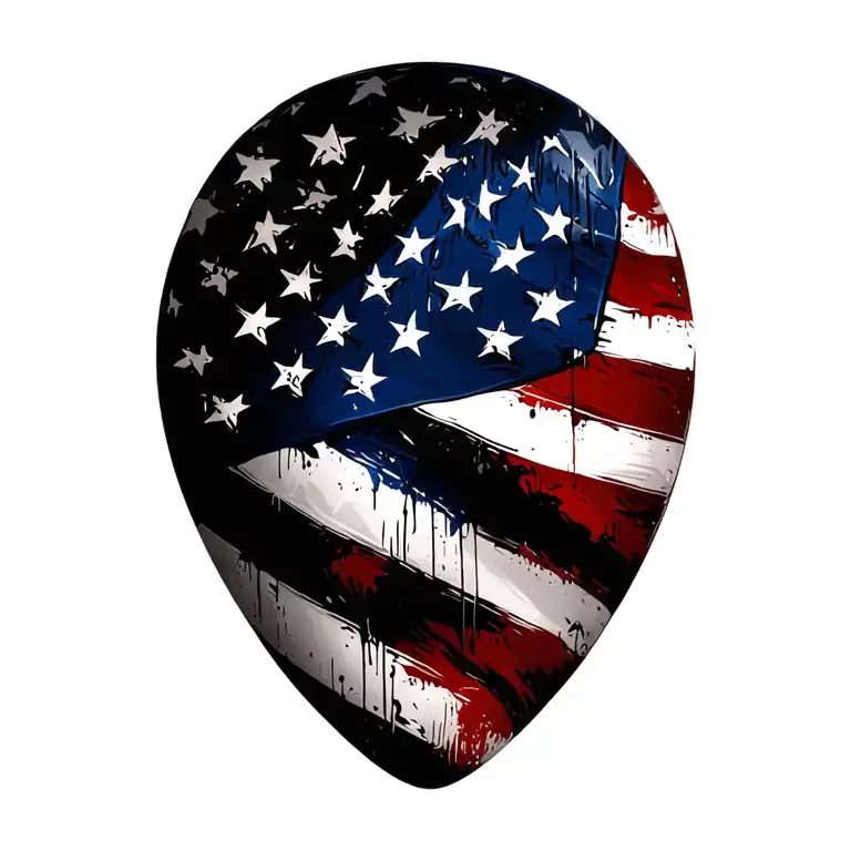 Distressed American Flag