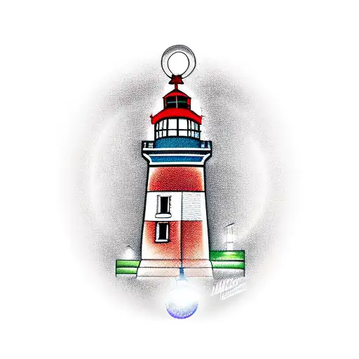 Lighthouse With Disco Ball As Light