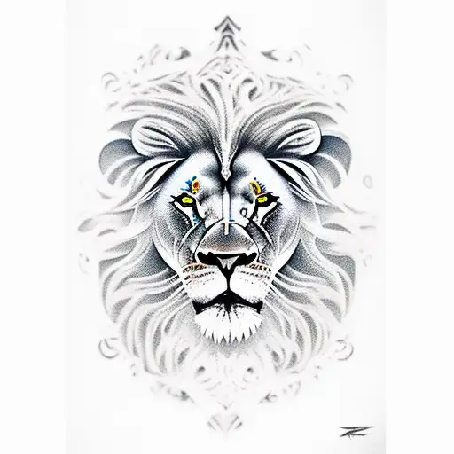 A Lion Wearing Snowboard Goggles And A Snowboarder Helmet