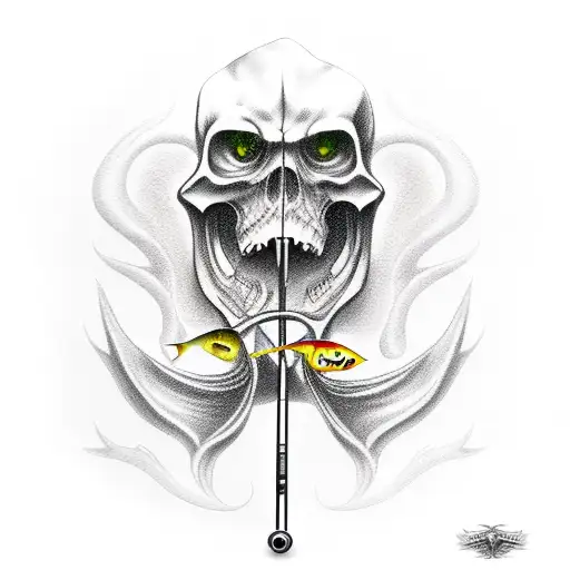 Grim Reaper Fishing Rod