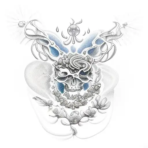 Create A Tattoo Design That Showcases The Connection Between Nature And The Evolution Of Life