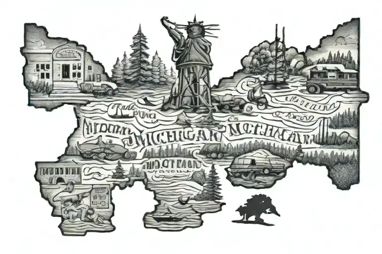 Michigan Themed Design All Things Michigan